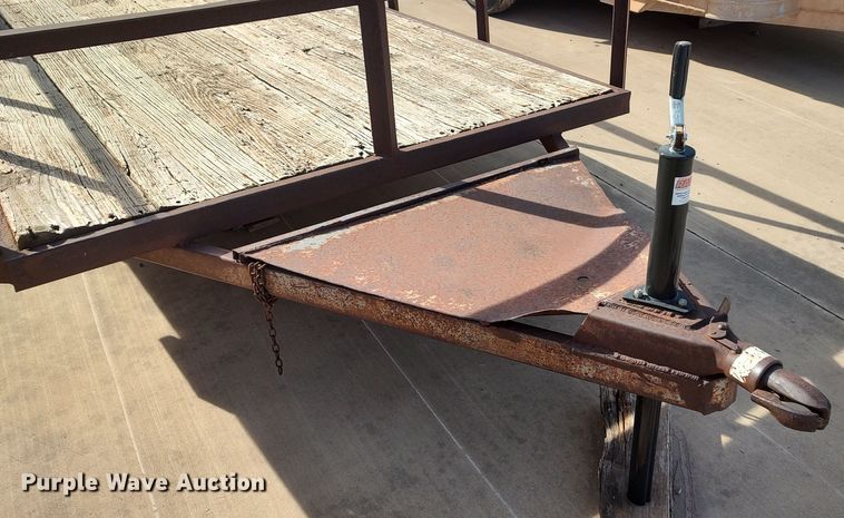 image for item LK9529 Shop built  utility trailer