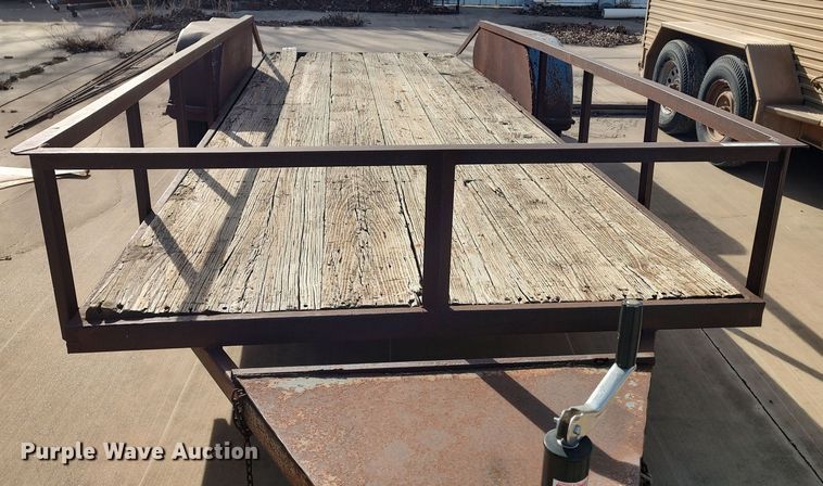 image for item LK9529 Shop built  utility trailer