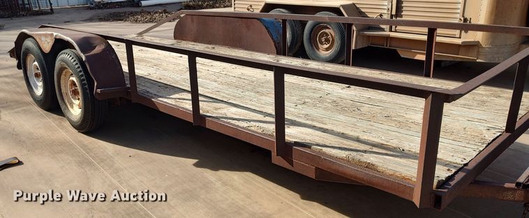 image for item LK9529 Shop built  utility trailer