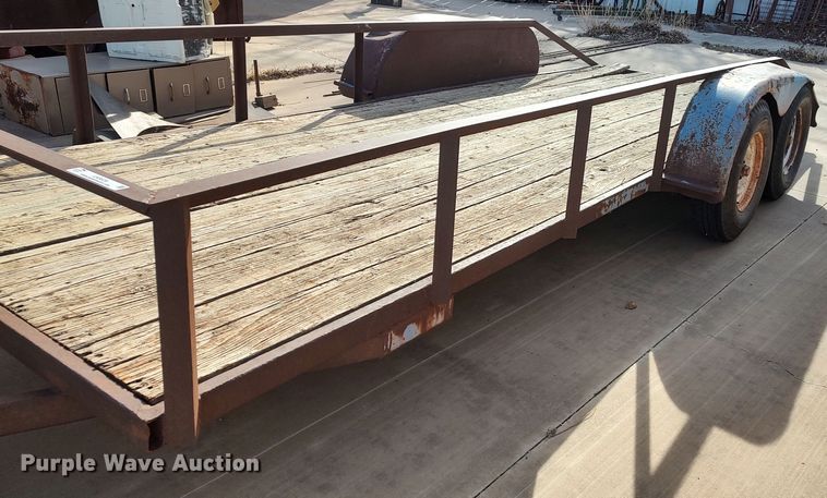 image for item LK9529 Shop built  utility trailer