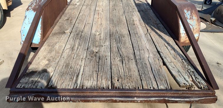 image for item LK9529 Shop built  utility trailer