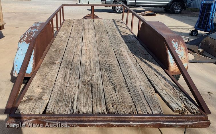 image for item LK9529 Shop built  utility trailer