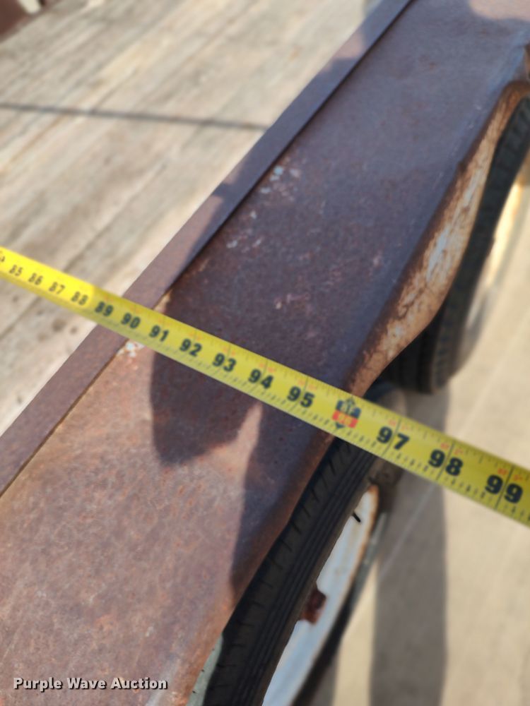 image for item LK9529 Shop built  utility trailer