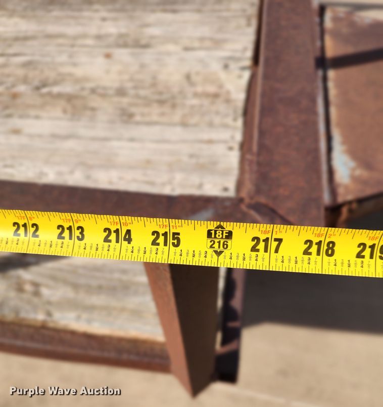 image for item LK9529 Shop built  utility trailer