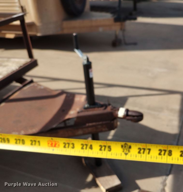 image for item LK9529 Shop built  utility trailer