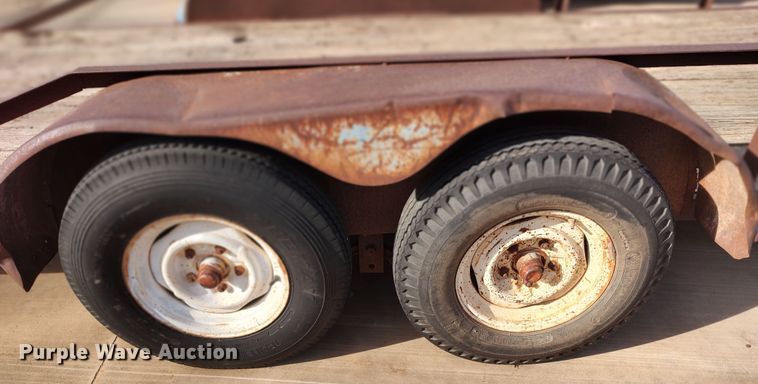 image for item LK9529 Shop built  utility trailer