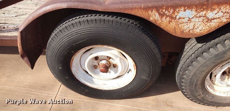 image for item LK9529 Shop built  utility trailer