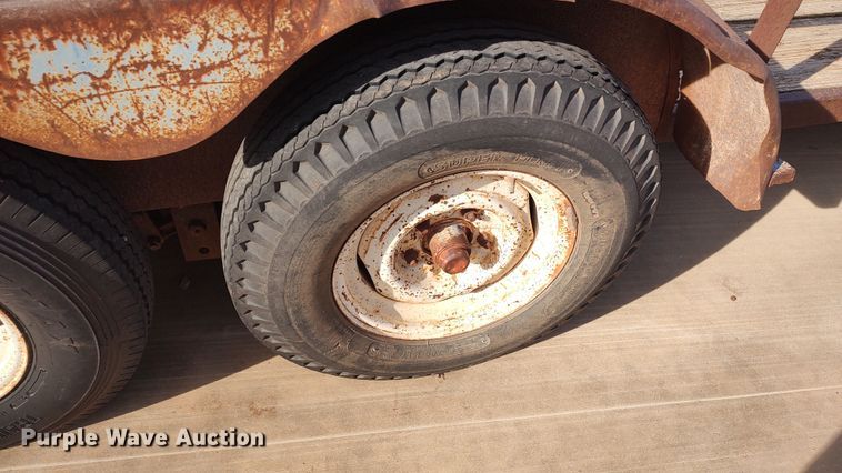 image for item LK9529 Shop built  utility trailer