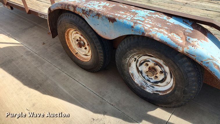 image for item LK9529 Shop built  utility trailer