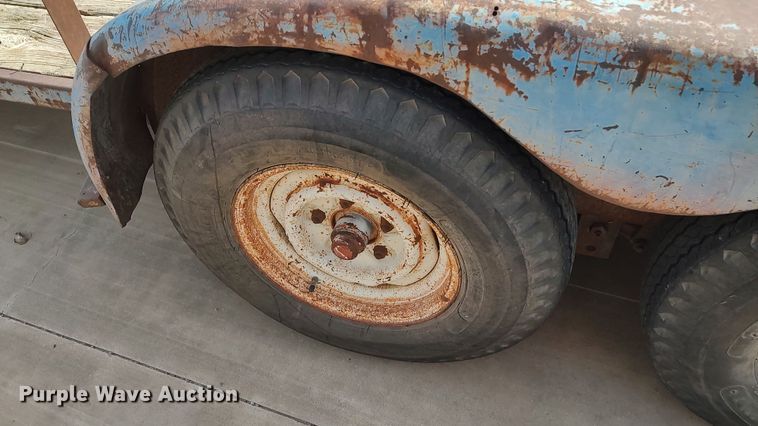 image for item LK9529 Shop built  utility trailer