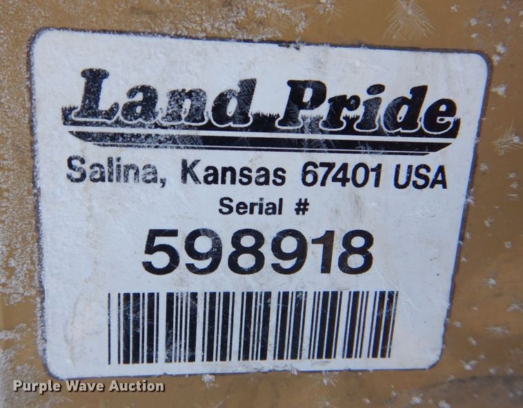 image for item MJ9969 Land Pride  tiller