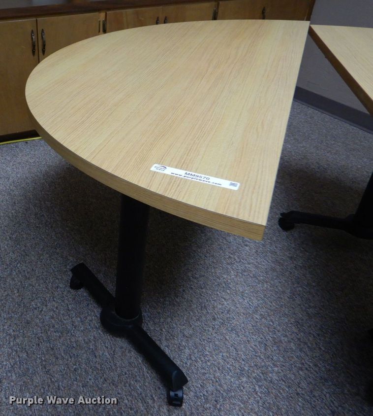 image for item MM9570 (2) half moon tables