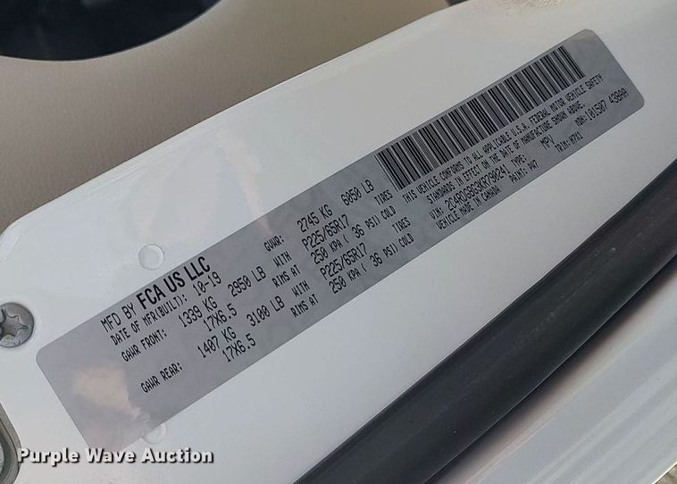 image for item MM9964 2019 Dodge Grand Caravan  handicap accessible van