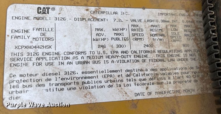 image for item MR9487 2000 Chevrolet 1700  school bus