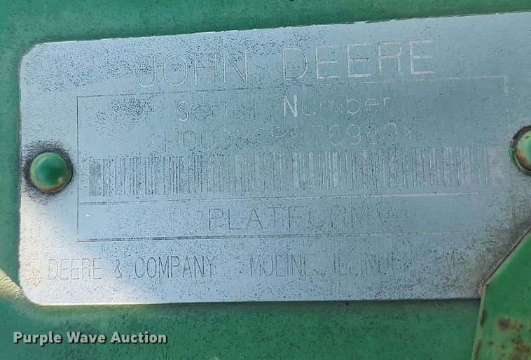 image for item DK7144 John Deere 930  rigid head