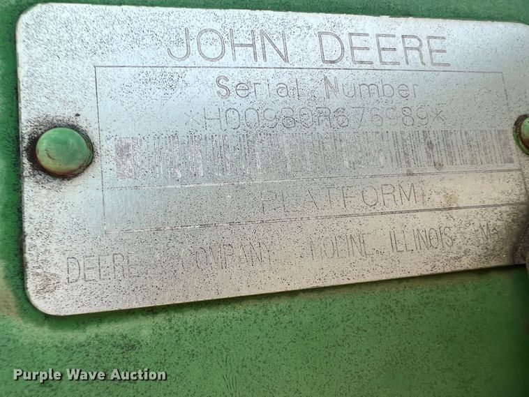 image for item DK7144 John Deere 930  rigid head