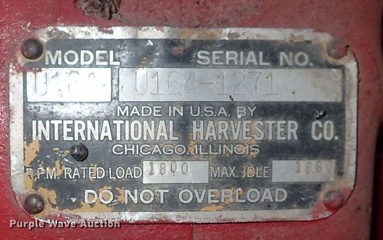 image for item DQ3906 International U164  engine