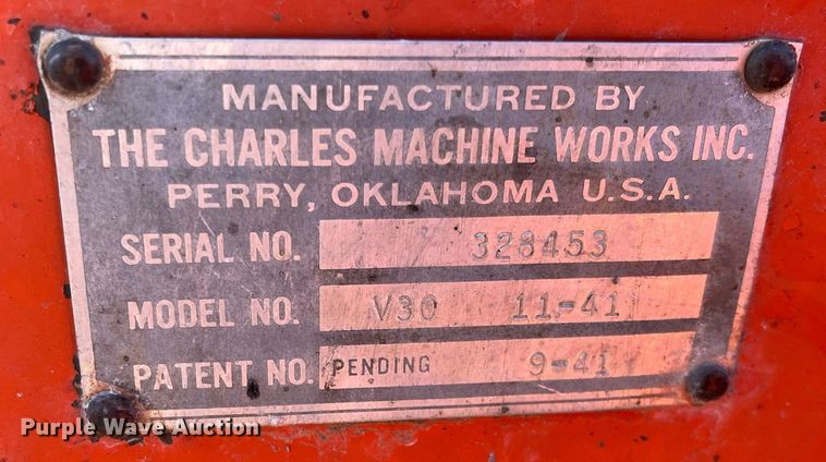 image for item DQ3996 Ditch Witch V30 trencher