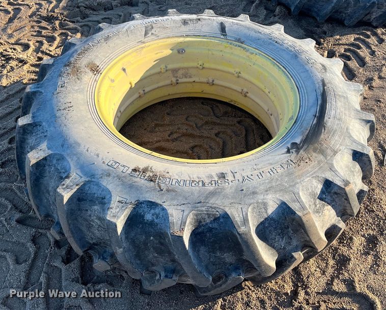 image for item DQ4020 Kelly-Springfield PowerMark 2000  18.4-34 tire and wheel