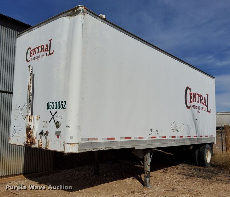 image for item DK6495 1984 Fruehauf Road Systems  dry van trailer