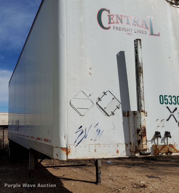 image for item DK6495 1984 Fruehauf Road Systems  dry van trailer