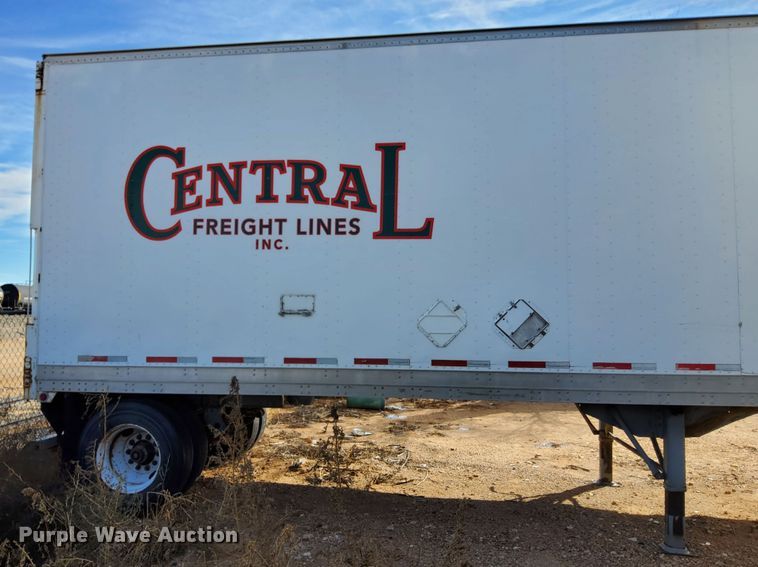 image for item DK6495 1984 Fruehauf Road Systems  dry van trailer