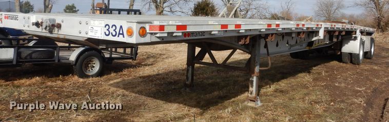 image for item DK7516 2007 Manac  flatbed trailer