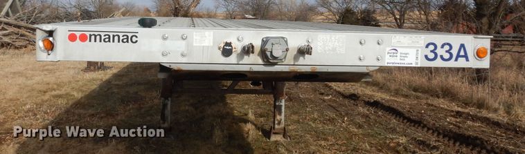 image for item DK7516 2007 Manac  flatbed trailer