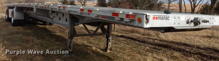 image for item DK7516 2007 Manac  flatbed trailer