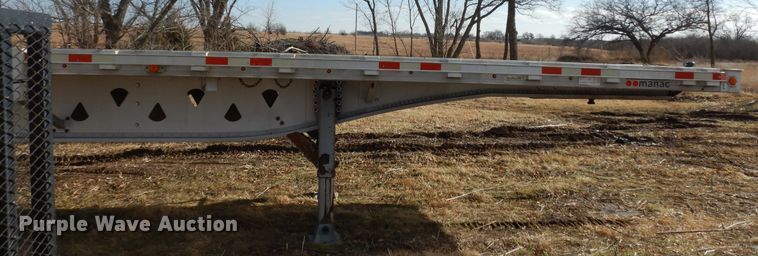 image for item DK7516 2007 Manac  flatbed trailer