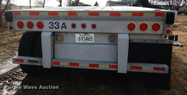 image for item DK7516 2007 Manac  flatbed trailer