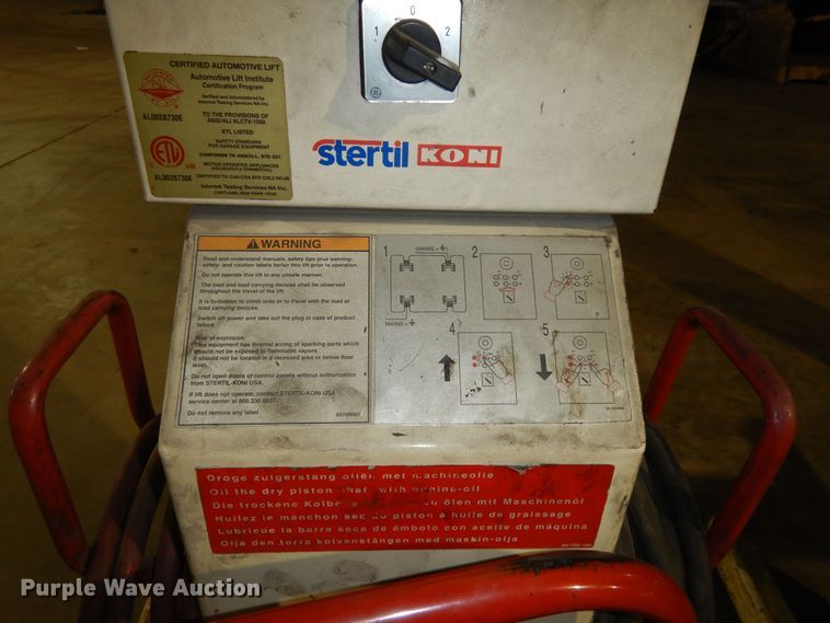 image for item DK7560 2003 Steril Koni ST1072  (4) Steril Koni ST1072 column lifts