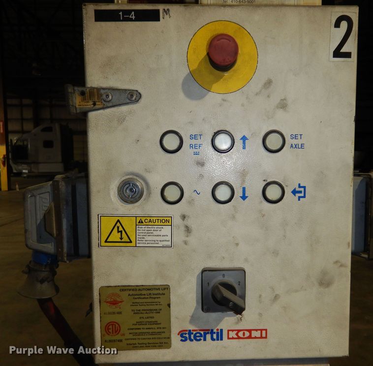 image for item DK7560 2003 Steril Koni ST1072  (4) Steril Koni ST1072 column lifts