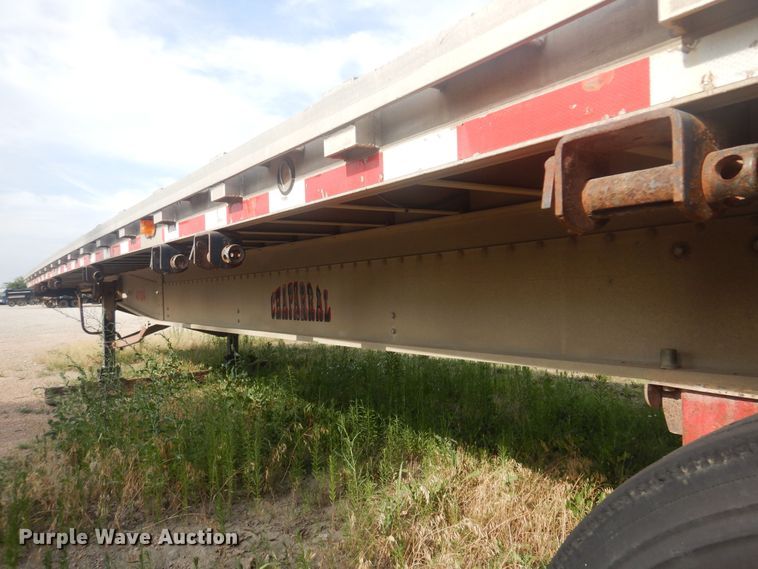 image for item DN0462 2001 Chaparral  flatbed trailer