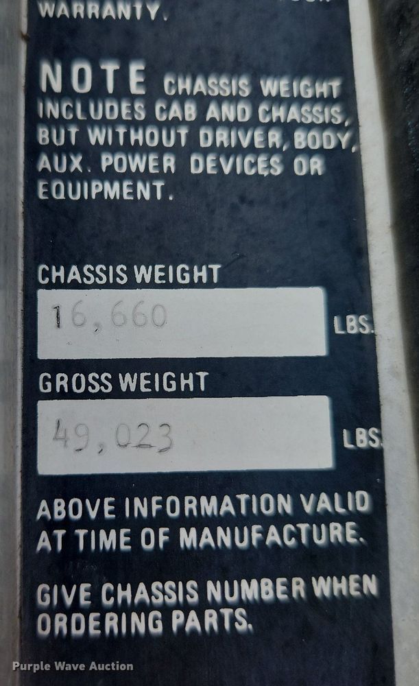 image for item EA9438 1984 Kenworth W900  semi truck