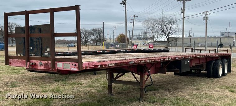 image for item ID9272 1995 Transcraft TL2000  flatbed trailer