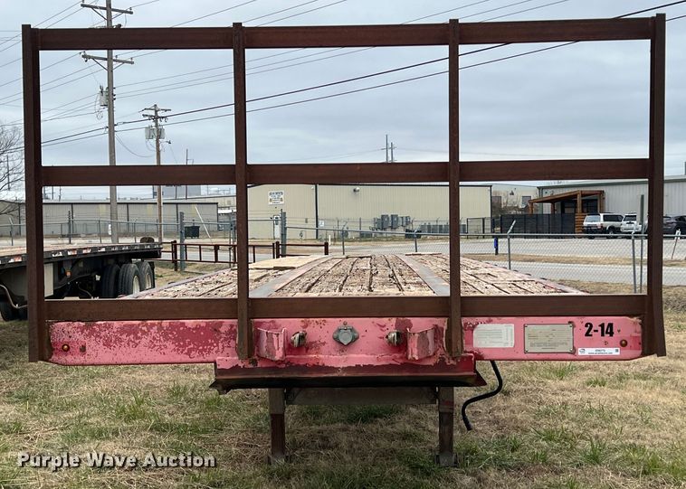 image for item ID9272 1995 Transcraft TL2000  flatbed trailer