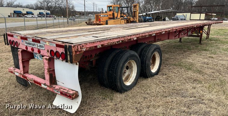 image for item ID9272 1995 Transcraft TL2000  flatbed trailer