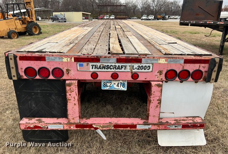 image for item ID9272 1995 Transcraft TL2000  flatbed trailer