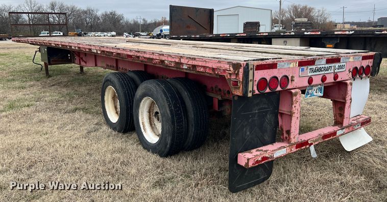 image for item ID9272 1995 Transcraft TL2000  flatbed trailer
