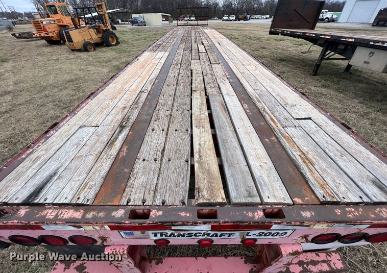 image for item ID9272 1995 Transcraft TL2000  flatbed trailer