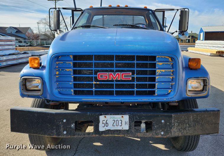 image for item KT9478 1999 GMC C6500  dump flatbed truck