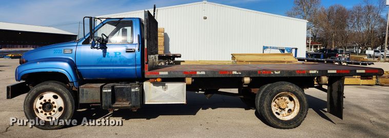 image for item KT9478 1999 GMC C6500  dump flatbed truck