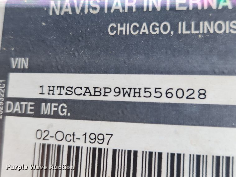 image for item KT9480 1998 International 4700  dump flatbed truck