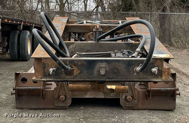 image for item MA9820 2013 Kaufman  lowboy equipment trailer