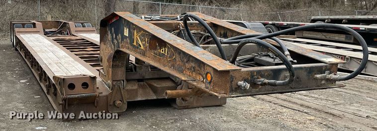 image for item MA9820 2013 Kaufman  lowboy equipment trailer