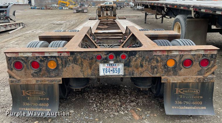 image for item MA9820 2013 Kaufman  lowboy equipment trailer