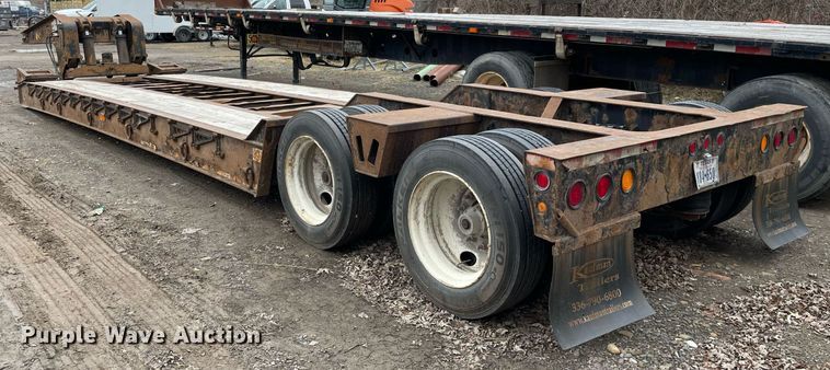 image for item MA9820 2013 Kaufman  lowboy equipment trailer