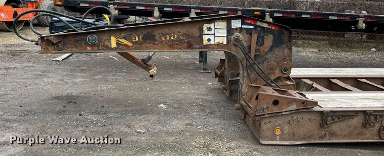 image for item MA9820 2013 Kaufman  lowboy equipment trailer