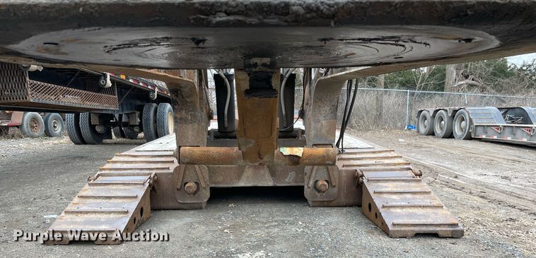 image for item MA9820 2013 Kaufman  lowboy equipment trailer